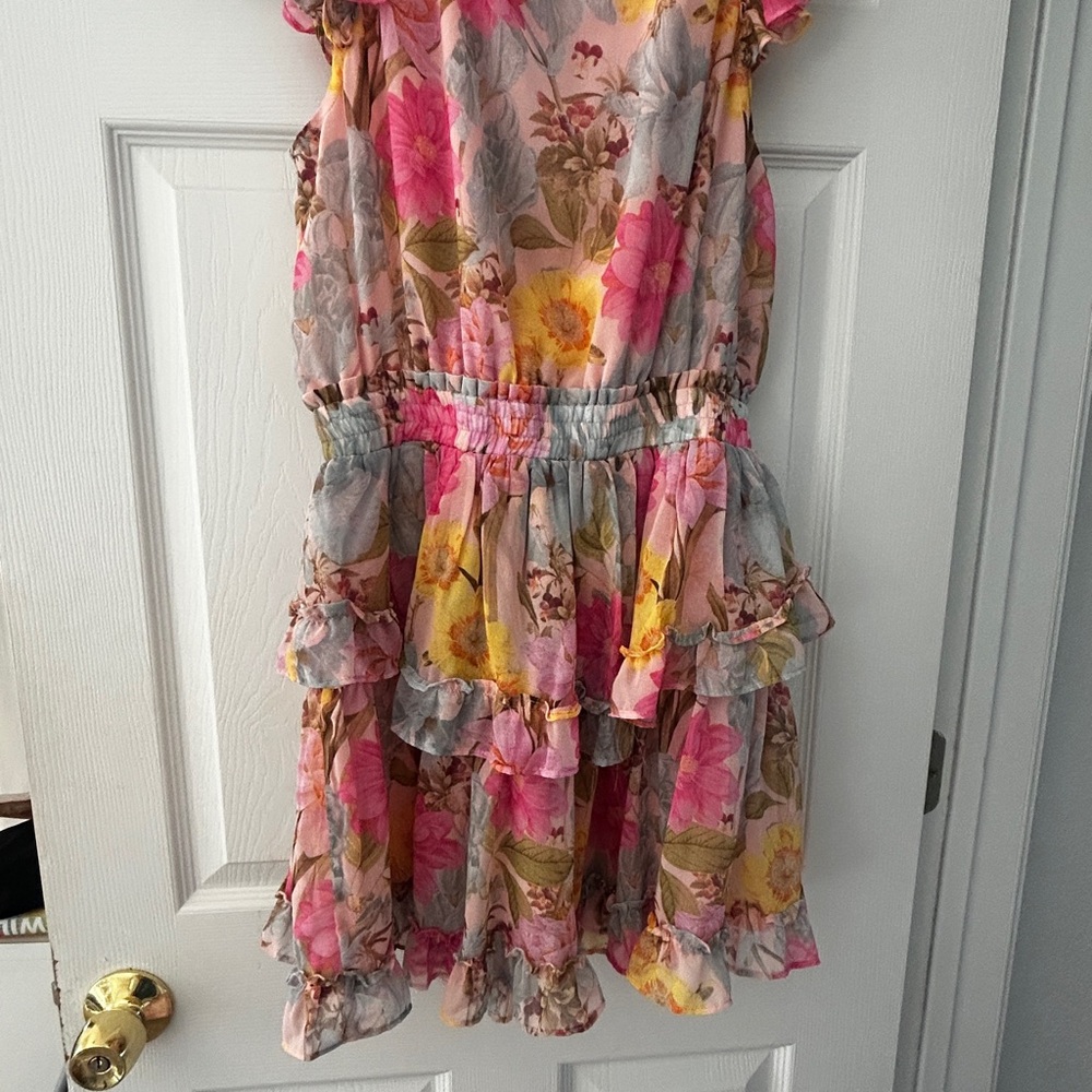 Spring Floral Ruffle Dress - Picture 4 of 7